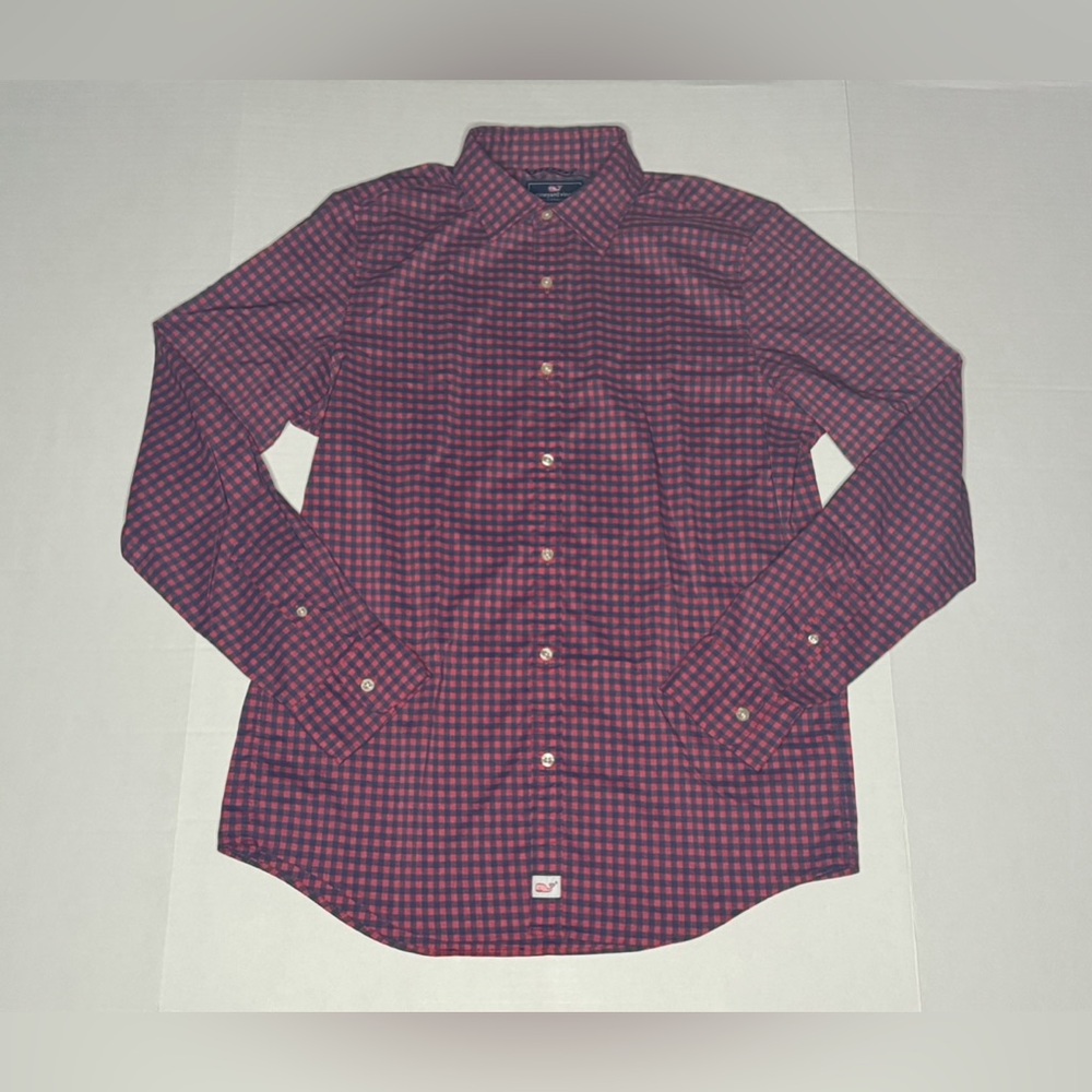VINEYARD VINES PLAID SLIM FIT COOPER BUTTON UP LONG SLEEVE SHIRT